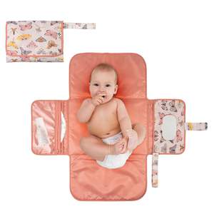 Échantillon gratuit, matelas à langer pliable réglable OEM avec oreiller, matelas à langer pour bébé avec logo - Product Image 3