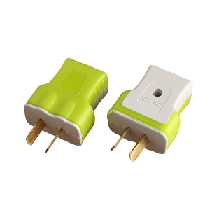 <span class=keywords><strong>OLIP</strong></span> Prise plate anti-chute en forme de T, intégrée, en plastique recouvert de caoutchouc, verte, 10A, monophasée, bipolaire, rotative, 2 AC - Product Image 2