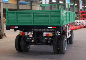 L'agriculture mettent en œuvre la <span class=keywords><strong>remorque</strong></span> de basculement d'essieux doubles, <span class=keywords><strong>remorque</strong></span> à benne basculante hydraulique de tracteur avec quatre roues - Product Image 6