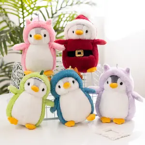 Belle Bande Dessinée Mollusque Pingouin Cosplay En Peluche Mignon Animal 8 pouces Peluches Griffe Machine Poupée En Peluche Jouets Cadeaux à Petite Amie