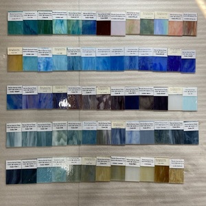 WANDIOR fabbrica negozio campione scatola 300 colori 50*80mm <span class=keywords><strong>colorato</strong></span> foglio di <span class=keywords><strong>vetro</strong></span> di colore - Product Image 3