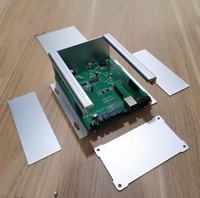 Casing Kalkulator Portabel Custom Dongguan, Cangkang Aluminium, Mesin CNC, Sandblasting, Anodized Silver