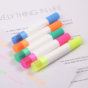 Mini stylo surligneur à pointe ronde, 4 couleurs, pour enfants, dessin, papeterie pour étudiants - Product Image 2