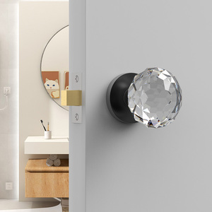 Modern Luxury High Quality Crystal <strong>Door</strong> <strong>Knobs</strong> Newly-Designed Zinc Alloy BEEMIN Brand 5 Year Warranty Home Safety Apartment Home - Product Image 2