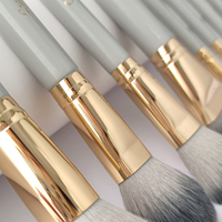 GRACEDO 9pcs gris nouveau set de pinceaux de maquillage professionnel de haute qualité fournisseur de pinceaux de maquillage doux complet personnalisé set de pinceaux de maquillage