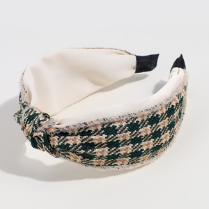 Thời Trang Mới Tối Giản Sọc <span class=keywords><strong>Headband</strong></span> Hợp Thời Trang Đa Năng Thư Rộng Cạnh Knot <span class=keywords><strong>Headband</strong></span> Cô Gái Trẻ Trung Phụ Kiện Tóc Phụ Nữ - Product Image 6