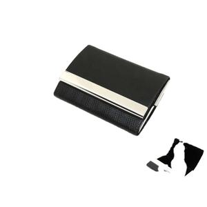 Porte-cartes à logo imprimable en cuir PU de qualité supérieure du meilleur fabricant Style d'affaires chaud haute qualité haute vente - Product Image 1