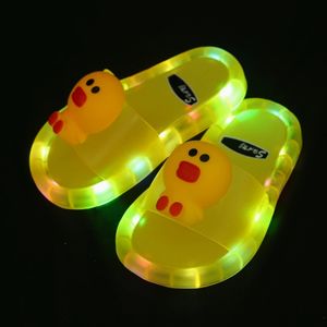 Zapatillas luminosas para niños, zapatos de cristal a la moda, luces brillantes, sandalias luminosas para niños pequeños y medianos - Product Image 6