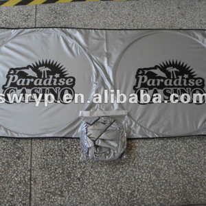 مصنع SW مباشرة من النايلون الزجاج الأمامي سيارة الشمس الظل - Product Image 1