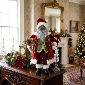 Ornements de Noël vintage personnalisés en <span class=keywords><strong>noir</strong></span>, souvenirs de Noël, directement de la manufacture - Product Image 2