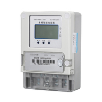 Meter Energi Prabayar Dinding Satu Fasa RS485 Kontrol Biaya Cerdas OEM Dapat Disesuaikan