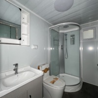 Bâtiment de bureau pliable et extensible, étanche, anti-sismique, de 20 pieds ou 40 pieds, mini-maison conteneur préfabriquée mobile, 2 à 5 chambres