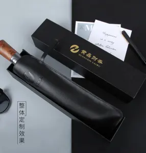 자동 우산 비즈니스 선물 우산 광고 우산 나무 손잡이