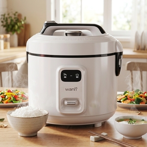 Cuisinière à riz mécanique de haute qualité, type tambour, 4L, avec cuiseur vapeur pour la cuisine domestique - Product Image 1