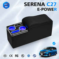 Boîte d'accoudoir avec chargeur sans fil pour Nissan Serena C27 E-Power, console centrale avant
