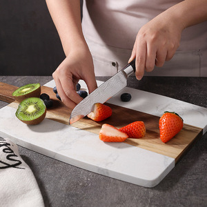 <span class=keywords><strong>Tagliere</strong></span> in Legno di Acacia e <span class=keywords><strong>Marmo</strong></span> con Manico, Disponibile in Stock Locale USA, Moderno <span class=keywords><strong>Tagliere</strong></span> da Cucina per Formaggi e Carne - Product Image 5