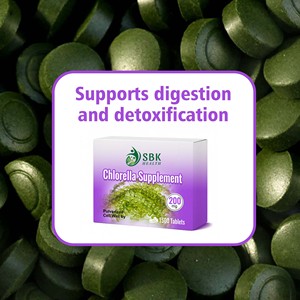 Supports Digestion Chlorella <b>Supplement</b> Tablets Vitamin A Natural Chlorophyll Chlorella Detox Support Tablets - Product Image 6