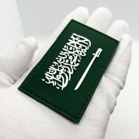Écusson en caoutchouc PVC souple avec logo 3D en relief, personnalisé OEM/ODM, style thermocollant, accessoires pour chapeaux, patch personnalisé pour badges