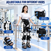 Exosquelette de type cadre médical pour la rééducation des membres inférieurs et l'entraînement à la marche