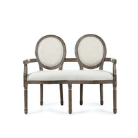 Meubles de salle à manger en bois de caoutchouc robuste, chaises avec bras, Double chaise, haute qualité, nouveau, en chine