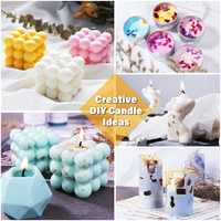 Großhandel Hochwertige Professionelle DIY Sojawachs Bienenwachs Paraffinwachs Gelwachs Aromatherapie Kerzenherstellung Weihnachten Hochzeit Diwali