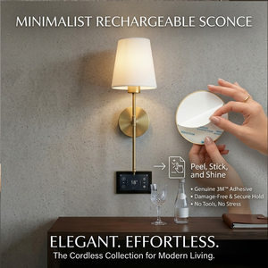 <span class=keywords><strong>L</strong></span>ámpara de Pared Clásica <span class=keywords><strong>N</strong></span>órdica Inalámbrica para Interiores, Aplique de Luz LED Recargable con Batería, Montaje en Pared y Control Remoto para Decoració<span class=keywords><strong>n</strong></span> del Hogar - Product Image 3