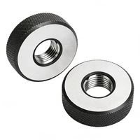 Jauge de calibre métrique en acier GCr15 de haute précision avec une précision de 0,001 mm, Go/No Go, pour l'inspection des filetages internes