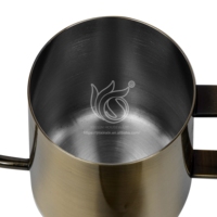 Nouveau design 600ml col de cygne goutte à goutte verser sur une bouilloire à café en acier inoxydable