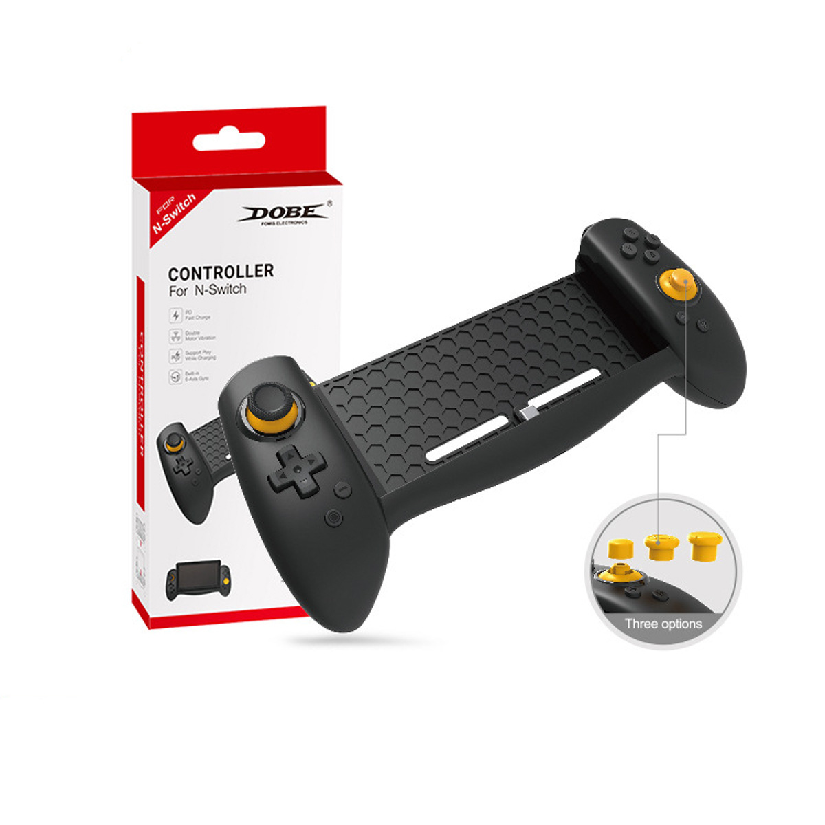 TNS-18133B Ergonomic Grip Console Controller Type-C Interface for