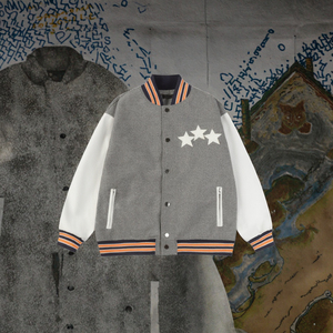 2025 Chenille Stickerei Winter Stand Wolle Vintage California Jacke Band Patch Details Hand gefertigte umwelt freundliche Rebel - Product Image 3