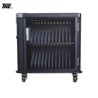 Armoire de recharge intelligente 26 baies pour tablettes et ordinateurs portables, équipement éducatif scolaire avec stockage sécurisé pour ordinateurs portables et autres appareils