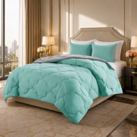 Set Sprei Quilted Polyester Gaya Modern Murah Grosir Ukuran King, Set Selimut Mewah