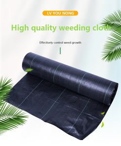 Film de paillage à feuilles larges / Couvertures de plantes d'extérieur en tissu robuste pour le contrôle des adventices dans les pelouses - Product Image 4