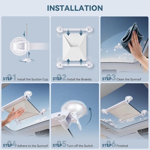 Per Starlink Mini <span class=keywords><strong>ventosa</strong></span> Kit di montaggio per auto ABS supporto per supporto di aspirazione del veicolo per tetto apribile auto RV/lunotto anteriore/lunotto posteriore - Product Image 3