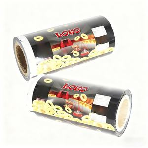 Rollo de Película Plástica Laminada Aluminizada Impresa Personalizada, Grado Alimenticio, Flexible, para Envasado de Papas Fritas en Bolsas - Product Image 2
