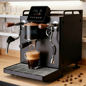 เครื่องชงกาแฟเอสเพรสโซแบบหัวเดียวสไตล์อิตาลี เครื่องทำกาแฟเชิงพาณิชย์สำหรับร้านกาแฟและโรงแรม - Product Image 1