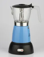 Yüksek kaliteli espresso kahve makinesi elektrikli moka pot, moka pot cam mutfak