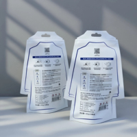 Sac d'emballage personnalisé pour perles de lessive, sac composite coloré pour articles de toilette quotidiens, sac auto-scellant pour perles de lessive
