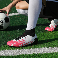 Chaussures de football cramponnées pour hommes, vente en gros à prix abordable, respirantes, pour l'automne, l'hiver et l'été, tige en PU, semelle extérieure en TPU
