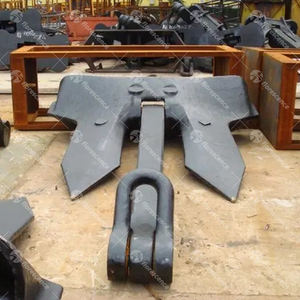 <span class=keywords><strong>Ancre</strong></span> <span class=keywords><strong>marine</strong></span> de chaîne de bateau d'ancres d'acier de fonte peintes par noir pour les navires et les bateaux marins - Product Image 4