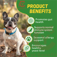Supplément OEM/ODM pour la Santé Intestinale des Chiens – 3 Souches de Probiotiques, Prébiotiques et Postbiotiques – Restauration Intestinale Rapide, Absorption Efficace, Sans Céréales