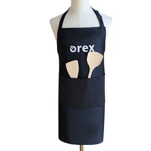 Tablier en toile brodée avec poches, personnalisable, facile à nettoyer, tablier en toile de coton à motifs personnalisés - Product Image 1