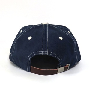 OEM personalizado cuerda bordado Logo cinco paneles ala plana frente suave perfil bajo 5 paneles no estructurado papá gorra Unisex Snapback sombreros - Product Image 4