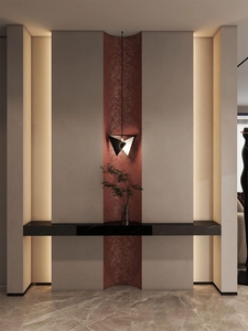 Meuble de rangement d'entrée avec compartiments cachés pour l'organisation quotidienne de l'espace d'entrée des maisons urbaines compactes - Product Image 2