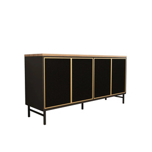 <b>Sideboard</b>, wine cabinet, kitchen <b>storage</b>, tea cabinet, household dish cabinet, panel light luxury integrated living room - Product Image 3