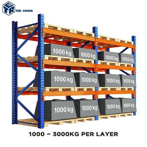 Système de rayonnage de palettes robuste pour entrepôt, rayonnage industriel pour entrepôt, étagères de palettes pour système d'étagères industrielles - Product Image 1