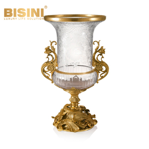 Vaso Grande di Lusso per <span class=keywords><strong>Soggiorno</strong></span>, Accessori per Ingresso, Vaso in Vetro Colorato da Pavimento a Soffitto per Villa - Product Image 3