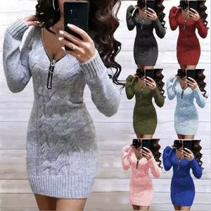 Expédition aléatoire - <span class=keywords><strong>Pull</strong></span> chaud pour femme, style papillon, à manches longues, en tricot épais, pour l'hiver - Articles en stock - Product Image 3