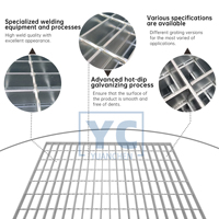 Grille en acier galvanisée durable et résistante à la corrosion de 1M pour la passerelle photovoltaïque avec le canal et le cadre