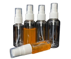 Wholesale cheap Round Plastic skincare Spray Bottle 50ml 60ML 100MLPET Sprayer Bottles